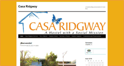 Desktop Screenshot of casaridgwayhostel.com